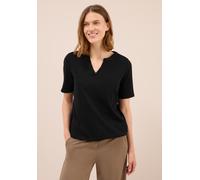 Cecil Damen Shirt im Tunika-Look in Schwarz, Gr: XXL