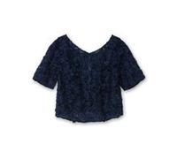 Tunikashirt SHEEGO "Shirttunika", Damen, Gr. 54, blau (marine), 90% Polyester, 10% Elasthan, unifarben, Rundhals, Shirts (37258733-54) marine
