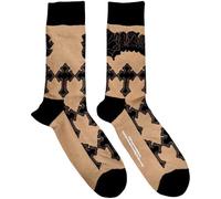 Tupac Ankle Socken Crosses Logo Nue offiziell Unisex Sand (UK SIZE 7-11) One Size
