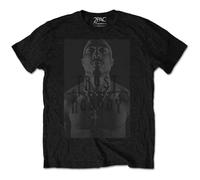 Tupac Herren T-Shirt Trust Nobody Schwarz, Schwarz, Klein