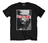 Tupac Shakur 2Pac All Eyez On Me Rap Death Row offiziell Männer T-Shirt Herren (Large)