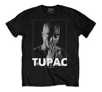 Tupac - T-Shirt # Xxl Unisex Black # Praying