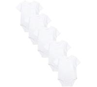 Kurzarmbody TUPTAM "Wickelbody Unisex Baby Kurzarm Wickelbody 5er Pack", Jungen, Gr. 74, N-Gr, weiß, Obermaterial: 100% Baumwolle CO., Bodys (98120033-74) weiß