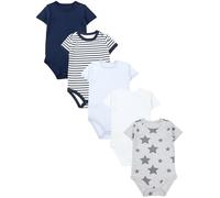 TupTam Baby Body Kurzarm - 5er Set Body Baby aus Baumwolle - Weicher, Atmungsaktiver Kurzarm Body Baby Jungen, Farbe: Farbenmix 3, Größe: 86