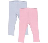 Leggings TUPTAM "Leggings Baby Mädchen Lange Leggings 2er Pack", Mädchen, Gr. 104, N-Gr, grau (grau, altrosa), Obermaterial: 95% Baumwolle CO. 5% Elasthan EL., Hosen Leggings (57707100-104) grau, altr