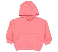 TupTam Hoodie Bio-Baumwolle Jungen Mädchen Kapuzenpullover Sweatshirt Bio-Baumwolle, Farbe: Himbeerrosa Uni, Größe: 146