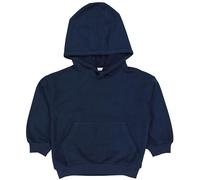 TupTam Hoodie Bio-Baumwolle Jungen Mädchen Kapuzenpullover Sweatshirt Bio-Baumwolle, Farbe: Marineblau Uni, Größe: 98/104