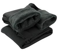 TupTam Mädchen Leggings 2er Pack Winterleggings Thermo Hohe Taille Leggins Gefüttert Fleece, Farbe: 2er Pack Schwarz, Größe: 122