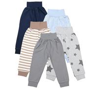 TupTam Pumphose Baby 5er Pack Unisex - Bequeme Baby Hose für Jungen und Mädchen aus Oeko-Tex Baumwolle, Farbe: Junge 7, Größe: 104