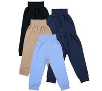 TupTam Pumphose Baby 5er Pack Unisex - Bequeme Baby Hose für Jungen und Mädchen aus Oeko-Tex Baumwolle, Farbe: Junge, Größe: 56