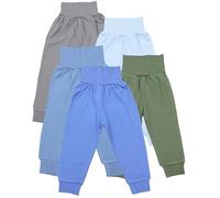 TupTam Pumphose Baby 5er Pack Unisex - Bequeme Baby Hose für Jungen und Mädchen aus Oeko-Tex Baumwolle, Farbe: Junge 2, Größe: 80