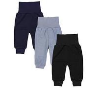 TupTam Pumphose Baby Jungen 3er Pack - Bequeme Baby Hosen Jungen aus Baumwolle, Oeko-TEX Zertifiziert, Farbe: Farbenmix 4, Größe: 68