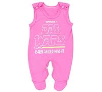 TupTam Unisex Baby Strampler mit Spruch I love Mum and Dad, Farbe: Pink - DAS WARS, Größe: 68