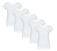 TupTam Unterhemden Jungen - 5er Pack Kurzarm Kinder Unterhemden, Baumwolle, Bequem & Atmungsaktiv