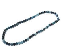 Turmalin blau Indigolit Edelstein Stretch Fußkettchen Längenwahl DisplayLength 26