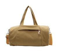 Turnbeutel aus Cord mit verstellbarem Riemen, geräumige, leichte Reisetasche für Fitness, Reiseutensilien, Sporttasche