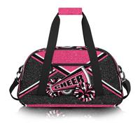 Turnbeutel für Cheerleader, Cheer Duffle Bag für Damen, Handgepäcktasche, Weekender-Tasche, Reisetasche, Cheerleading-Duffel Bag, Rosered