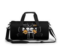 Turnbeutel für Damen und Herren, Liebesherz, umgeben von weißen Linien, Seesack, Übernachtungstasche mit Fach, Turnbeutel, Nur ein Glas Wasser, 17.7in/9in/9in