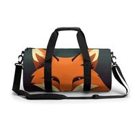 Turnbeutel für Herren und Damen, Motiv: A Fox Image, Seesack, Übernachtungstasche mit Fach, Ein Fuchsbild, 17.7in/9in/9in