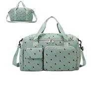 Turnbeutel, Sporttasche, Organizer, große Kapazität, Reiseausrüstung, separate Schuhtasche, leichte Reisetasche, 1er-Pack, ideal für Training, Wochenendausflüge und tägliches Pendeln, grün, Refer to