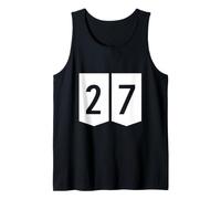 Turning 27 Shirt 27th Birthday Party Geschenk T-Shirt Tank Top