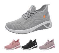 Turnschuhe Damen Mesh Sneakers Freizeit DäMpfung Sportlich Schuhe Sneaker Frauen Anti-Rutsch Sportschuhe Schwarz Running Shoes Tennisschuh Cheerleading-Schuhe Laufschuhe FüR Fitness Jogging