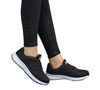 Turnschuhe Damen,Sneaker Damen Leicht Atmungsaktiv Turnschuhe Elegant Flach Cushion Laufschuhe Outdoor Slip In Schuhe Fußballschuhe Retro Walkingschuhe Frauen Sportschuhe Für Fitness Jogging