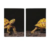 Turtle Ground Walking Reisepasshülle, Ausweishülle, Reisepasshülle mit Schlitz, Reisebrieftasche, Dokumentenhülle für Damen und Herren
