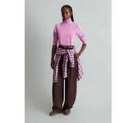 Turtleneck Longsleeve slim lila L