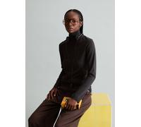 Turtleneck Longsleeve slim schwarz L