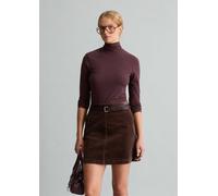 Turtleneck Longsleeve slim braun XL