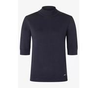 Turtleneck-Pullover mit kurzen Ärmeln Blau 44