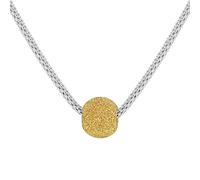 Tuscany Silver Damen Popcorn Kette Halskette Vergoldet Sterling Silber Texturiert Ball 46cm/18zoll