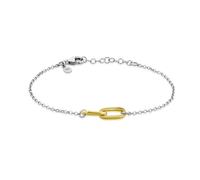 Tuscany Silver Damen-Schmuckset aus Sterlingsilber, rhodiniert und vergoldet, Papierglieder-Schmuckset, Eine Größe, Sterling-Silber, Kein Edelstein