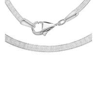 Tuscany Silver Damen Sterling Silber Flach Schlange Halskette 3.1mm 41cm/16zoll