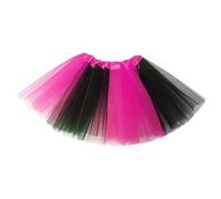 Tutu Damen Kurz - Eleganter mehrlagiger Midirock aus transparentem Mesh im Ballettstil mit asymmetrischem Wickeldesign und fließender bequemer Passform