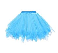 Tutu Tüllrock Petticoat Unterrock Rock 50er Vintage Ballet Blase Tanzrock Tanzkleid Ballkleid Kurz Retro