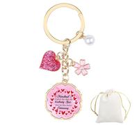 TUZELIYA Schlüsselanhänger Inspirierende Geschenke für Freundin Mädchen Schwestern Freundinnen Mütter Großmütter Kolleginnen - Kleine Geburtstagsgeschenke für Frauen