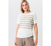 TUZZI Kurzarmshirt Damen ecru, 46