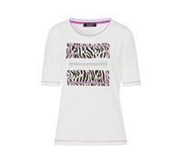tuzzi - Kurzarmshirt URBAN GLAM in moderner Optik ecru/schwarz/rose violet - Gr. - 40
