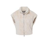 Tuzzi - Kurze Kunstfellweste mit Stehkragen und Reißverschluss offwhite - Gr. - 36