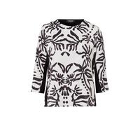 tuzzi - Shirt EBONY & IVORY mit grafischem Print schwarz/ecru - Gr. - 44