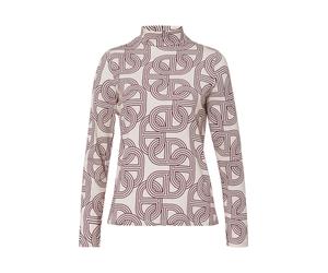 tuzzi - Shirt GLAM ON TRACK mit modernem Print ecru/mulberry - Gr. - 36
