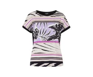 Tuzzi - TUZZI Collection - Oberteil mit lebhaftem Print und Kontrastdetails | S51Top/TShirt lila - Gr. - 46