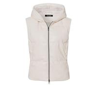 Tuzzi - TUZZI Steppweste - Cooler Chic in luxuriöser Lederoptik offwhite - Gr. - 38