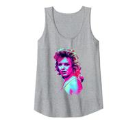 TV Times Kim Wilde 1983 Pop Art stilisiert Tank Top, Damen, Grau Meliert, S