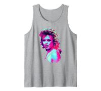 TV Times Kim Wilde 1983 Pop Art stilisiert Tank Top, Herren, Grau Meliert, XL