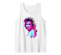 TV Times Kim Wilde 1983 Pop Art stilisiert Tank Top, Herren, Weiß, XXL