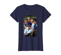 TV Times New-Romantic-Band Porträt T-Shirt, Damen, Marineblau, XL