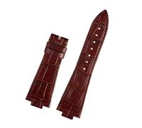 TVKSIPAR 12 Mm Lederarmband Passend For Tissot For PRX-Serie T137 407/410 Armband Ersatzarmband Herren Sportuhrarmband(Brown strap)